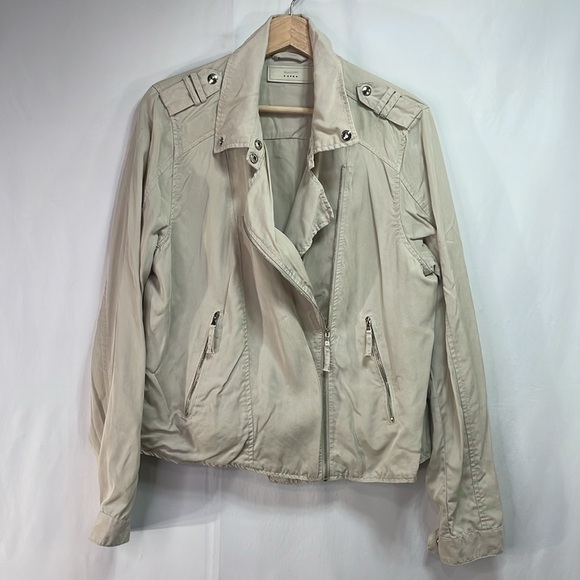 🛶 blank NYC khaki Moto jacket: - Picture 3 of 4